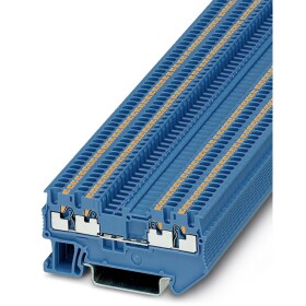 Feed-through terminal block PT 1,5/S-QUATTRO BU 3208208 Phoenix Contact; 3208208