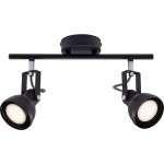 Nordlux Aslak 2-Spot 45730103 stropná lampa GU10 čierna; 45730103