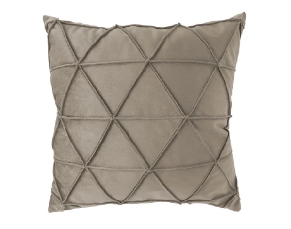 Dekoračný vankúš Vanessa 45x45 cm, taupe%