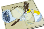 Moyo Montessori Moyo Montessori Puzzle s kostrou - vták
