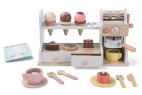 2Kids Toys Drevená cukráreň 2 in 1