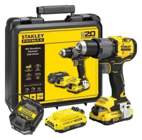 Stanley FatMax SFMCD726D2K / Aku vrtačka/šroubovák / 18V / 2x 2.0Ah / 80 Nm / 2000 ot/min (SFMCD726D2K)