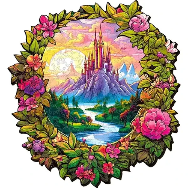 EscapeWelt Drevené puzzle Kúzelný les