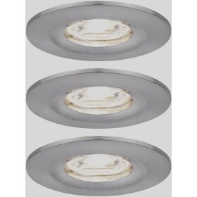 Paulmann 94301 EBL Nova mini Coin LED vstavané svetlo sada 3 ks 4 W železo; 94301