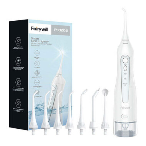 FairyWill FW-5020E biela / Ústna sprcha / 300 ml / 3 režimy / 8 trysiek (FW-5020E white)