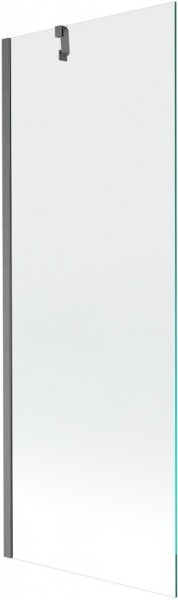 MEXEN/S - Next vaňová zástena FIX 70 x 150, transparent, grafit kartáčovaná 895-070-000-00-00-66