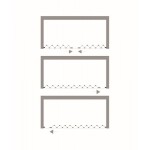 FORTE - Sprchová zástena FLEX - MARTE NEW - Rozmer A - 120 - 150 cm, Rozmer C - 185 cm, Typ otvárania - Zatváranie na stranu OLBBXF124001