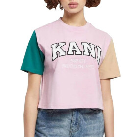 Tričko Karl Kani Serif Crop Block Tee 6130859