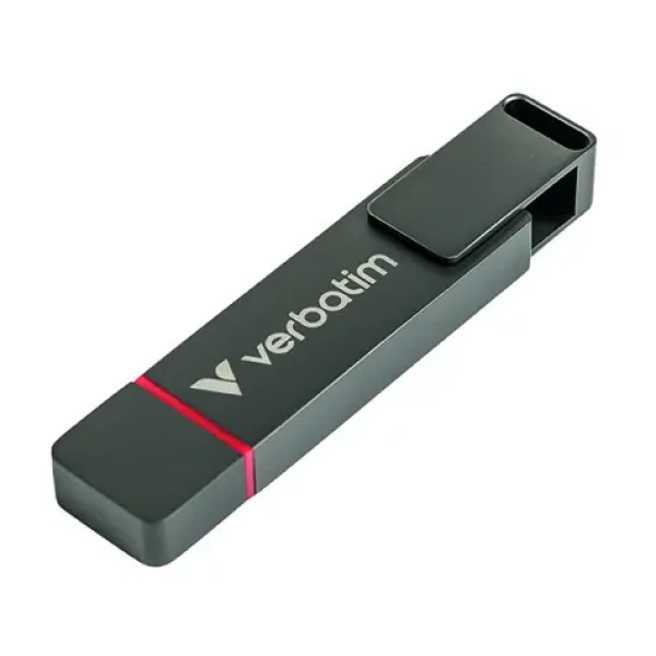 Verbatim Dual QuickStick 512GB sivá / Flash Disk / USB-AUSB-C 3.0 / čítanie: až 550MBs / zápis: až 500MBs (32042)