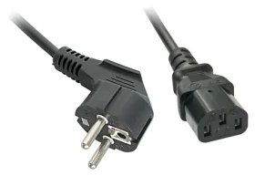 Lindy čierna (30337) / Napájací kábel / Schuko - IEC 320 C13 / uhlový / 5 m (30337)