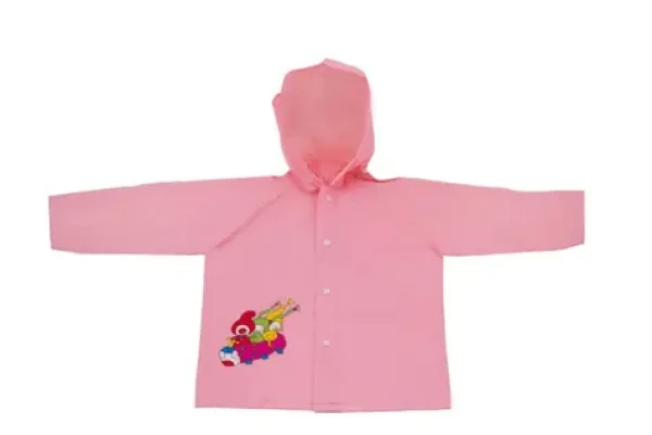 Presco Group Detská pláštenka Kúzelná škôlka ružová (5-6 rokov) (A-2608)