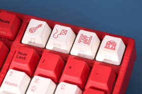 Triton Varmilo VEA108 Koi Gaming Tastatur, MX-Brown, weiße LED - US Layout