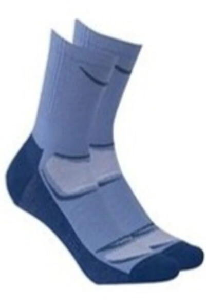 SPORTIVE - KRÁTKE FROTÉ PONOŽKY PRE MLADÝCH MUŽOV SO VZOROM AG+ džínovina 39/41