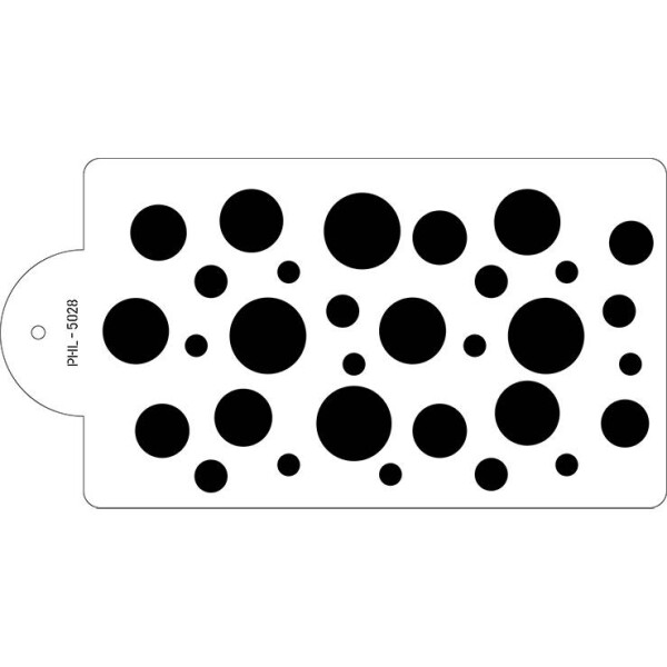 Stencil šablóna na tortu - Dot 40x21cm - Cakesicq - Cakesicq