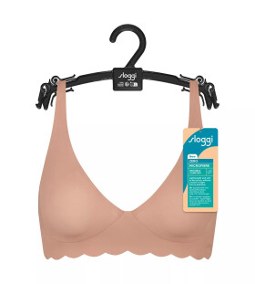Dámska podprsenka ZERO Microfibre 2.0 Soft bra - CAMEO BROWN - sv. hnedá 00ME - SLOGGI BROWN L