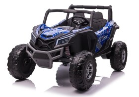 Mamido Detské elektrické auto Buggy UTV-MX 4x4 LCD MP4 Spider lakované modré
