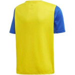 Detské futbalové tričko Estro 19 Jersey JR FT6681 Žlto-modré - Adidas 128 žluto-modrá