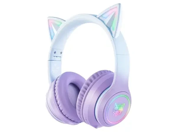 ONIKUMA modrá/fialová / Herné slúchadlá / Bluetooth 5.0 / jack 3.5 mm / USB-C (b90 blue/purple)