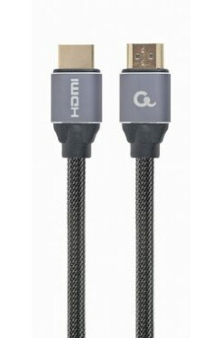 Gembird CCBP-HDMI-5M Premium kábel HDMI-M - HDMI-M 5m šedá/ tienený / pozlátené kontakty (CCBP-HDMI-5M)