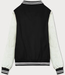 Čierna dámska bunda typu bomber (16M9067-392) odstíny černé XL (42)