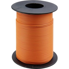 Donau Elektronik 119-17 opletenie / lanko, 1 x 0.14 mm², oranžová, 100 m; 119-17