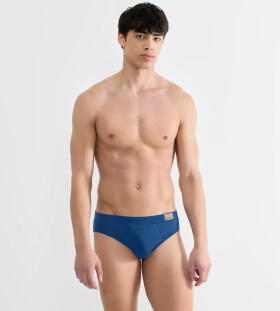 Sloggi Men GO NATURAL - Pánske retro nohavičky z organickej bavlny (2 ks) Sloggi BLUE S