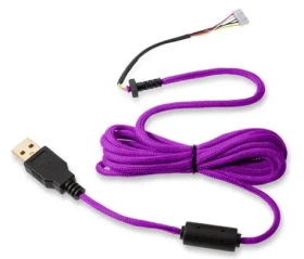 Glorious Ascended v2 fialová / pletený USB kábel / pre hernú myš Glorious O/O-/D (G-ASC-PURPLE)