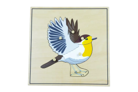 Moyo Montessori Moyo Montessori Puzzle s kostrou - vták