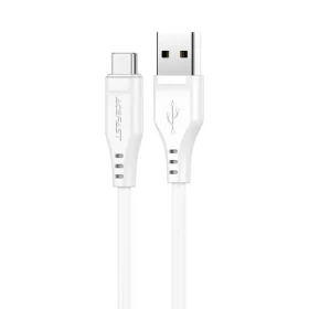 Acefast C3-04 biela / Kábel / USB-C (M) - USB-C (M) / 1,2 m / 3A