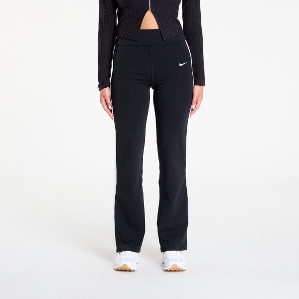 Kalhoty Nike Sportswear Women's High-Waisted Pants Black/ White XS