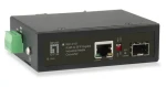 LevelOne IGC-0101 / Mediakonvertor / RJ45-SFP / Gigabit Ethernet / PoE 30W / Priemyselný / DIN lišta (IGC-0101)