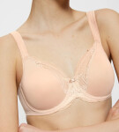 MODERN LACE+COTTON - Podprsenka s kosticami: bavlna a čipka pre maximálne pohodlie Triumph NEUTRAL BEIGE 80D