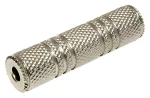 OEM Audio spojka Jack 3,5 mm (F) - Jack 3,5 mm (F) strieborná / Audio redukcia (11.92.4412)