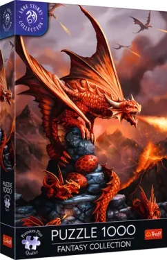 Trefl Puzzle Premium PLUS Fantasy Collection: Ohnivý drak