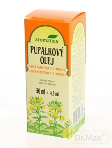 Aromatica PUPALKOVÝ OLEJ S BETA-KAROTÉNOM A VIT.E