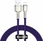 Baseus CALJK-A05 Kábel USB-A (M) - Lightning (M) 1 m fialová (CALJK-A05)