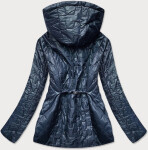 Tmavomodrá dámska bunda (BR0121) tmavo modrá- Goodlooking 52