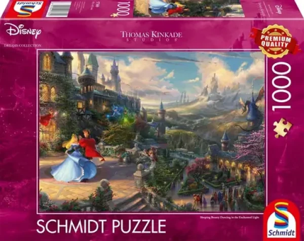 Schmidt Puzzle Šípková Ruženka: Tanec v čarovnom svetle
