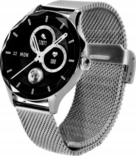 Garett Garett Viva Smartwatch, Silver steel