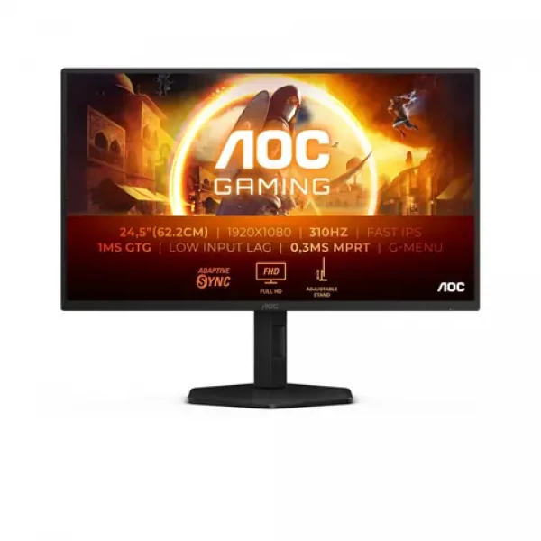 24.5" AOC Gaming 25G4SXU čierna / IPS / 1920x1080 / 16:9 / 1ms / 1000:1 / 400cd-m2 / HDMI + DP / VESA (25G4SXU)