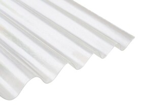 Sklolaminátová vlnitá doska Guttapral PES - 2000 × 950 mm – 1,9 m² (číra)