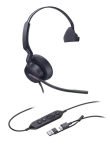 Yealink UH46 Mono (MS Teams) čierna / Mono náhlavná súprava / mikrofón / USB-C USB-A / kábel 2,15 m (1308184)