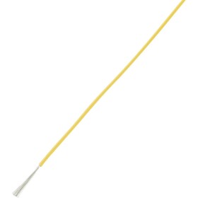 TRU COMPONENTS 1567221 opletenie / lanko, LiY, 1 x 0.22 mm², žltá, 100 m; 1567221