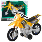 Mamido Motorka Crossbike Off-Road s efektmi žltá