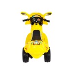 Mamido Detská elektrická motorka skúter žltý