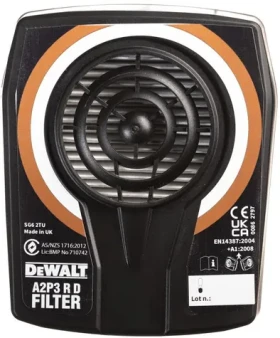 DeWalt DXIR1A1A2P3 / Filter do ochrannej masky / trieda A2P3 / 2 ks (DXIR1P3)