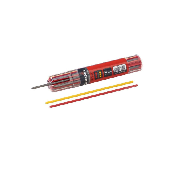 Hultafors Tools Náplň k mechanickej ceruzke Dry Marker, grafit, červená, žltá