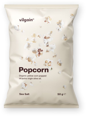 Vilgain Popcorn BIO – morská soľ 50 g