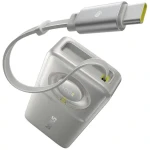 Baseus Free2Pull 10000mAh 30W s káblom USB-C sivá / Powerbanka / 2xUSB-C (P10073701843-00)
