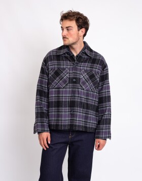 Carhartt WIP L/S Parson Shirt Parson Check, Shady Purple S